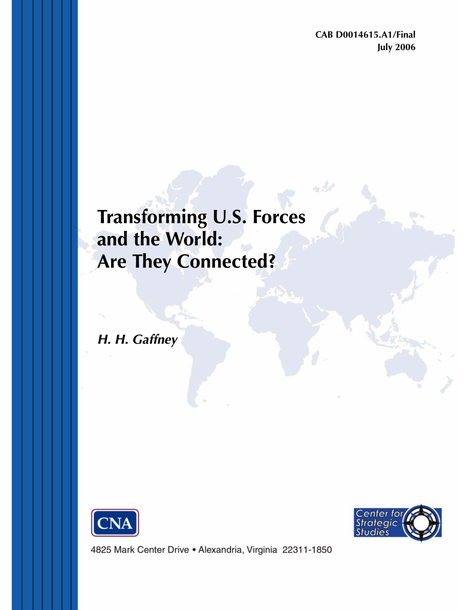 CNA_改变美国军队和世界：他们有联系吗？.pdf_第1页