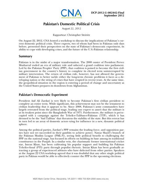 CNA_巴基斯坦的国内政治危机.pdf