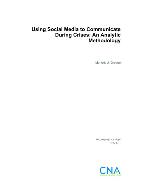 CNA_危机期间利用社交媒体沟通：一种分析方法.pdf