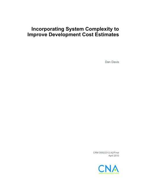 CNA_整合系统复杂性以提高开发成本估算.pdf