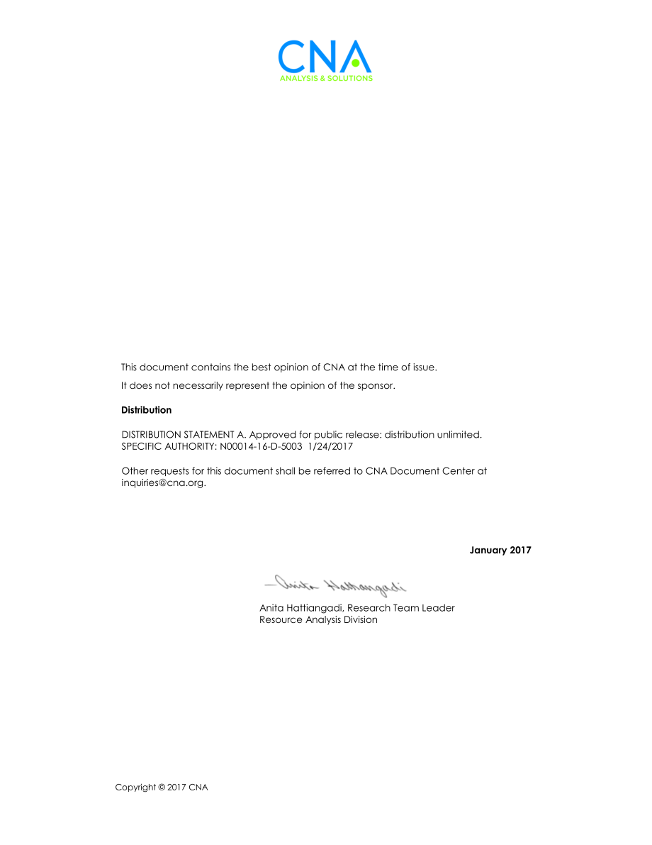 CNA_军队中的人口代表性:2015财政年度总结报告.pdf_第2页