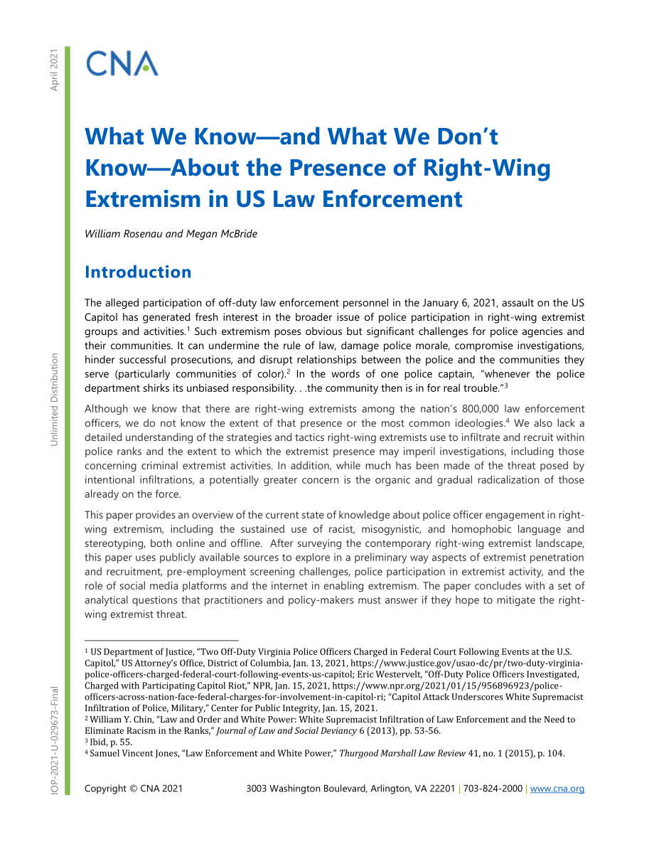 CNA_关于US执法中右翼极端主义的存在我们知道什么我们不知道什么.pdf_第1页