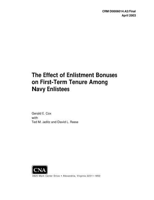 CNA_入伍奖金对海军新兵第一任期的影响.pdf