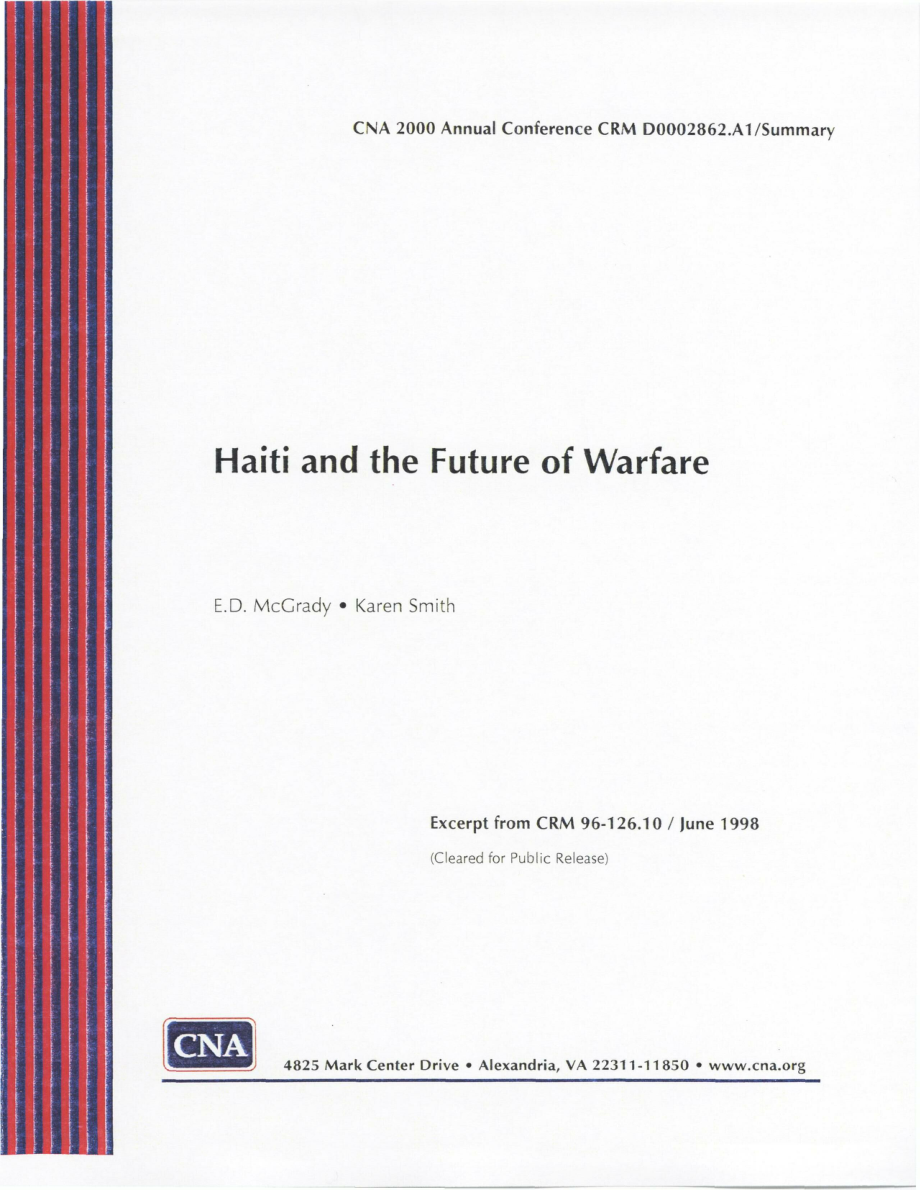 CNA_海地和战争的未来.pdf_第1页