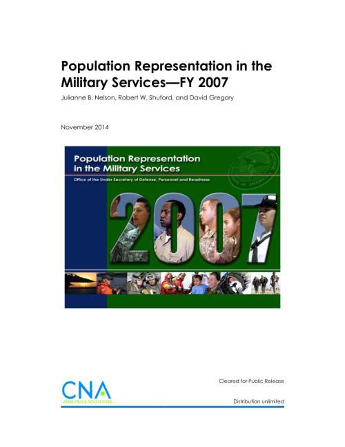 CNA_军队中的人口代表——2007财政年度.pdf