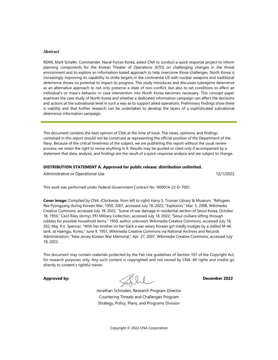 CNA_次国家威慑：减少核朝鲜风险的信息运动.pdf_第2页