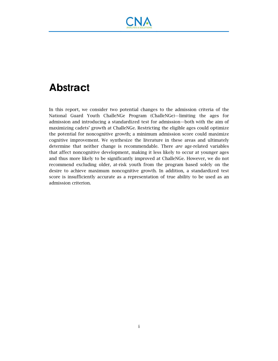 CNA_挑战录取标准变化的潜在影响：文献综述.pdf_第3页