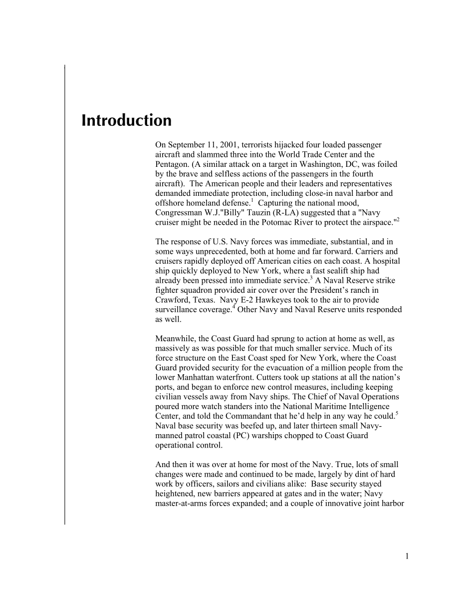 CNA_“前进...从一开始”：美国海军和国土安全部：1775-2003.pdf_第3页