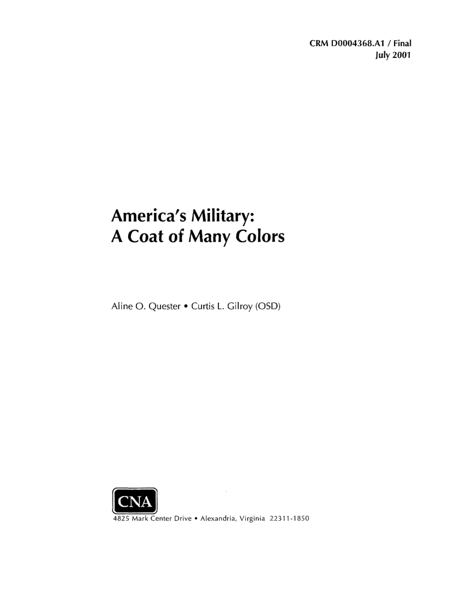 CNA_美国军队：多种颜色的外衣.pdf_第1页