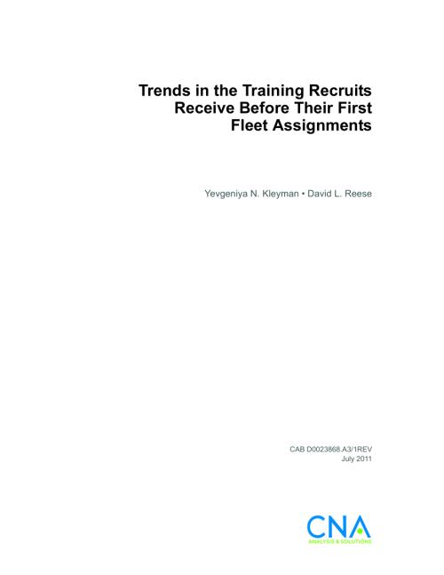 CNA_新兵在首次舰队任务前接受的训练趋势.pdf
