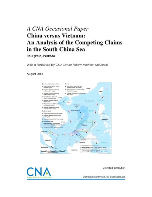 CNA_中国对越南：南中国海主权争议分析.pdf