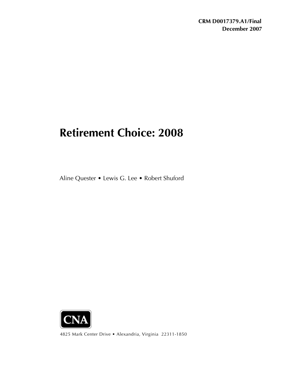 CNA_退休选择：2008年.pdf_第1页