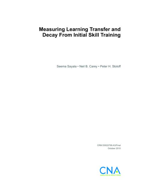 CNA_从初始技能训练测量学习迁移和衰退.pdf