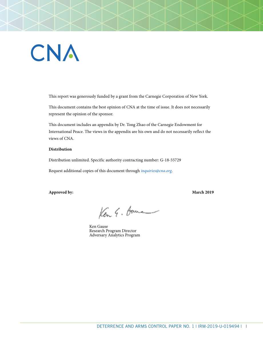 CNA_没有条约的核军备控制：新起点后的风险选择.pdf_第3页