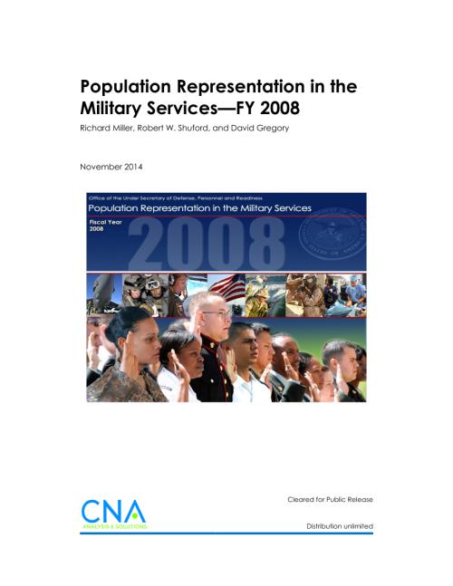 CNA_军队中的人口代表——2008财政年度.pdf