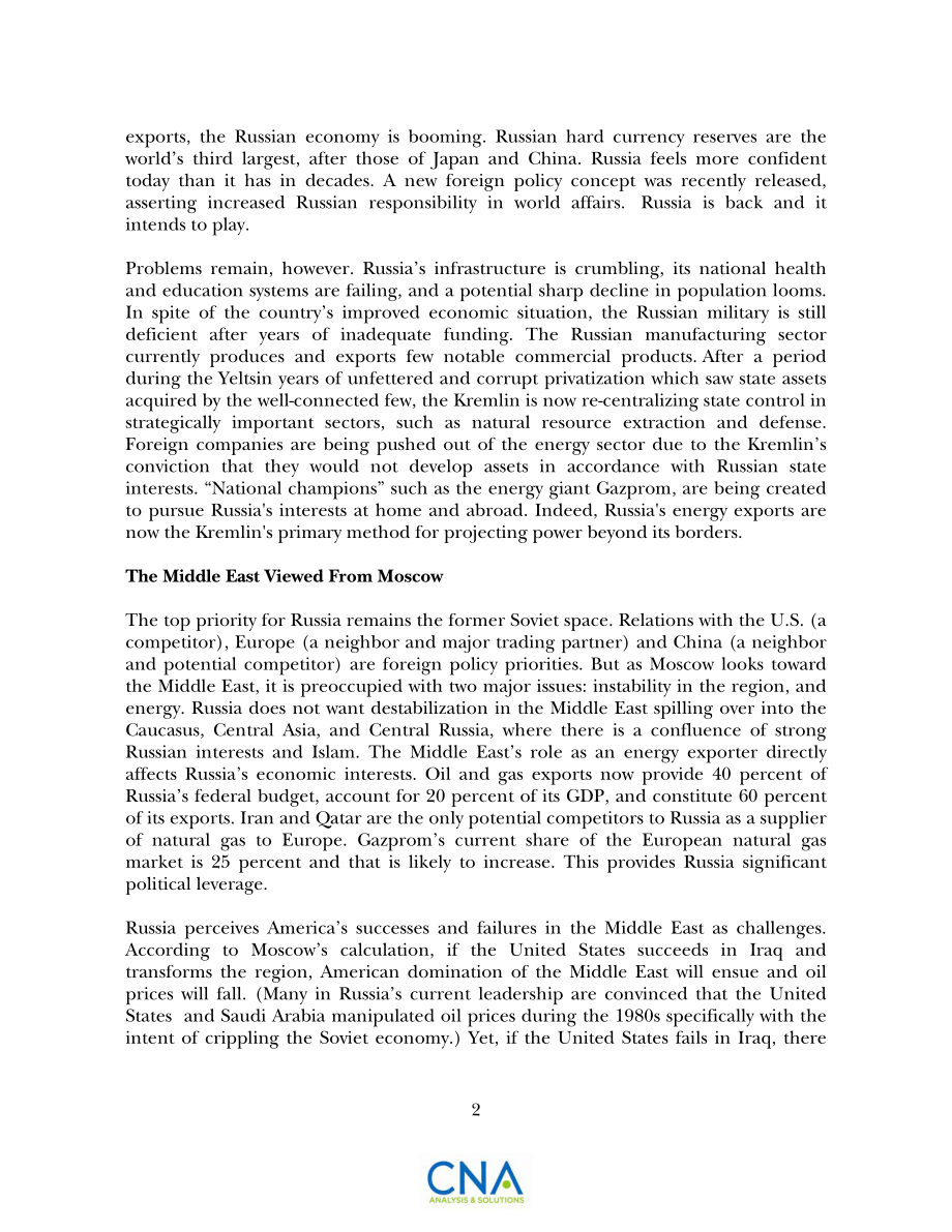 CNA_区域问题CNA讲习班：俄罗斯、中国和印度：中东战略利益.pdf_第2页