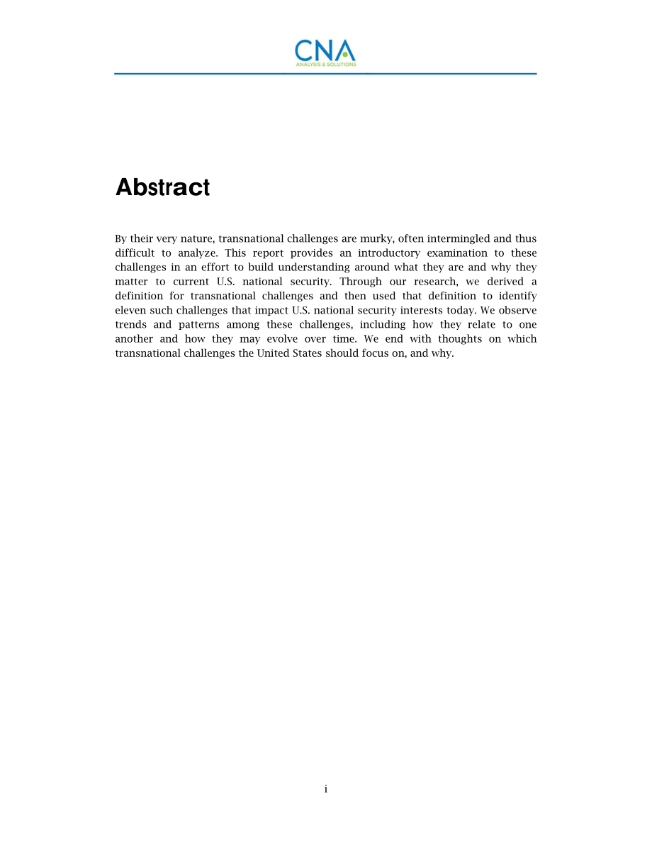 CNA_跨国挑战与美国国家安全：界定和优先考虑无边界威胁.pdf_第3页