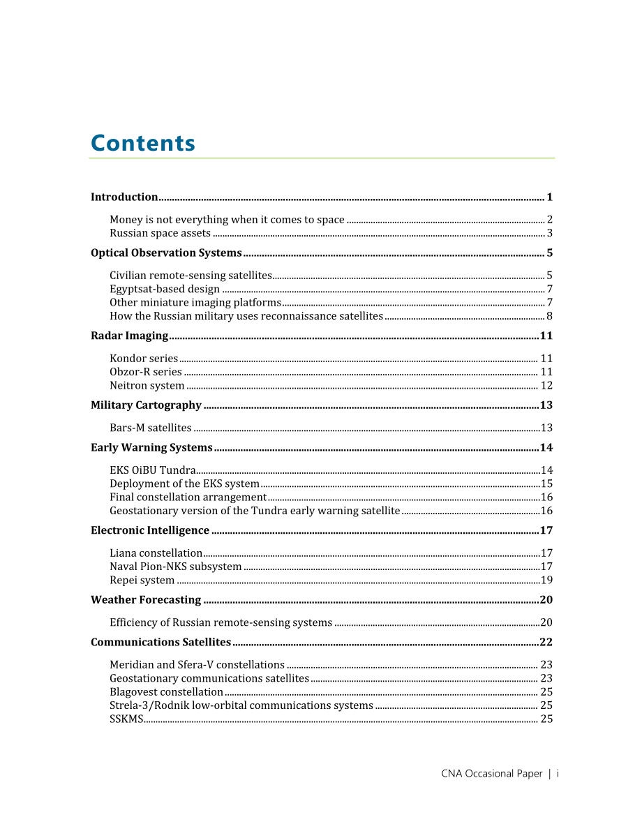 CNA_俄罗斯军事和两用航天器：最新状态和操作概述.pdf_第3页