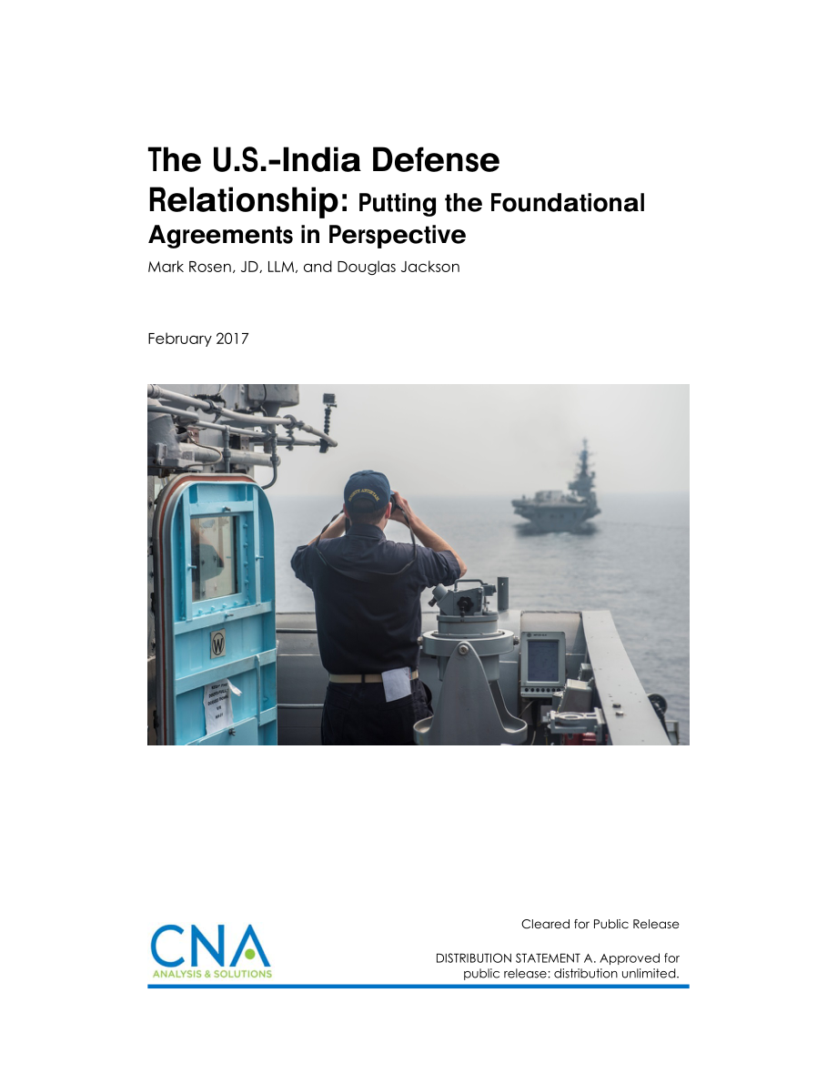 CNA_美印防务关系：透视基础协议.pdf_第1页