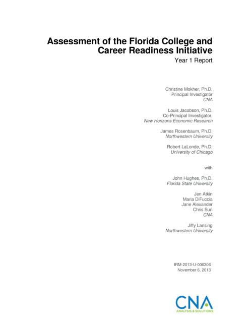CNA_佛罗里达学院和职业准备计划评估-第一年报告.pdf