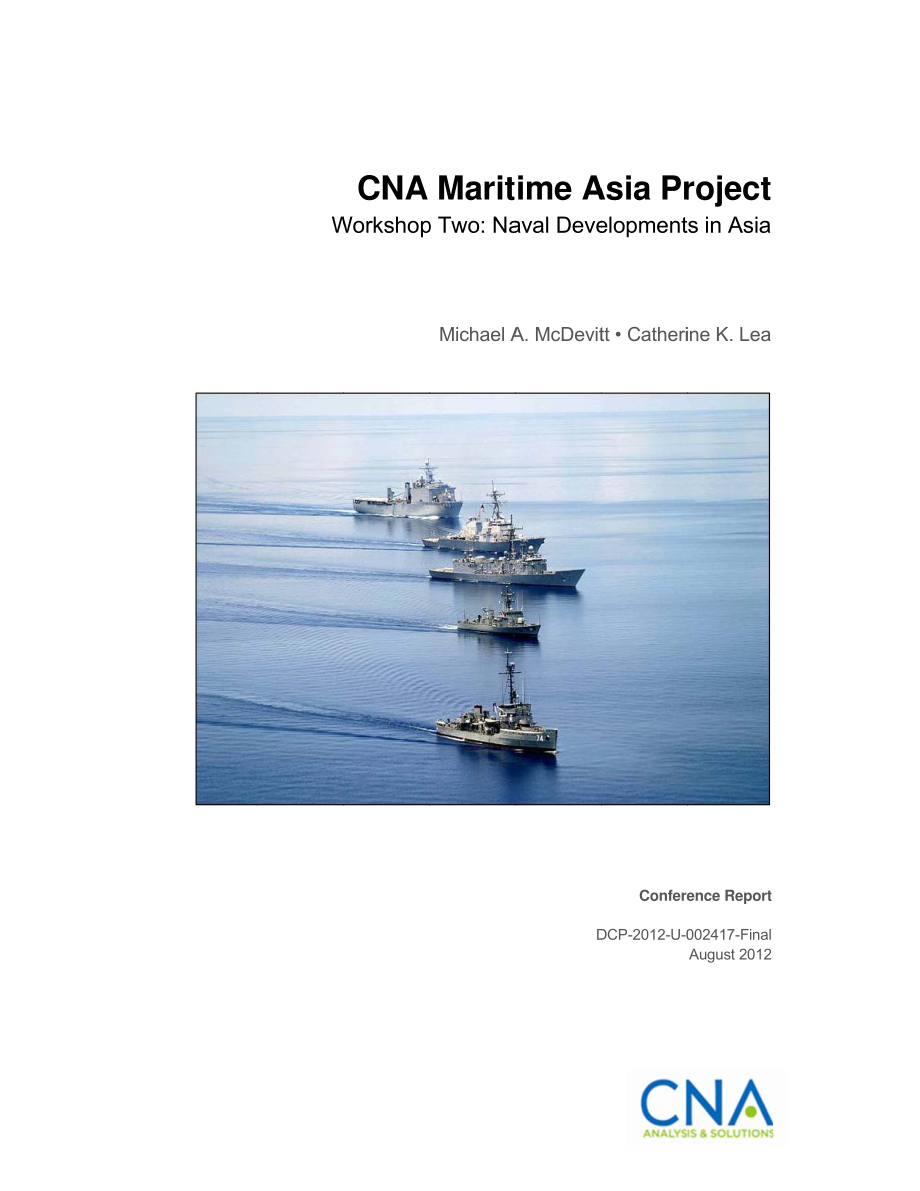 CNA_CNA亚洲海事项目：讲习班二：亚洲海军发展.pdf_第1页