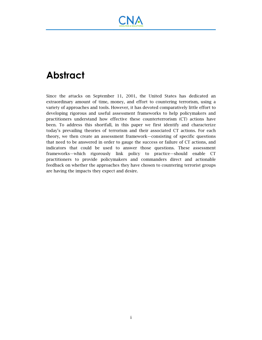 CNA_问对问题:评估反恐行动的框架.pdf_第3页