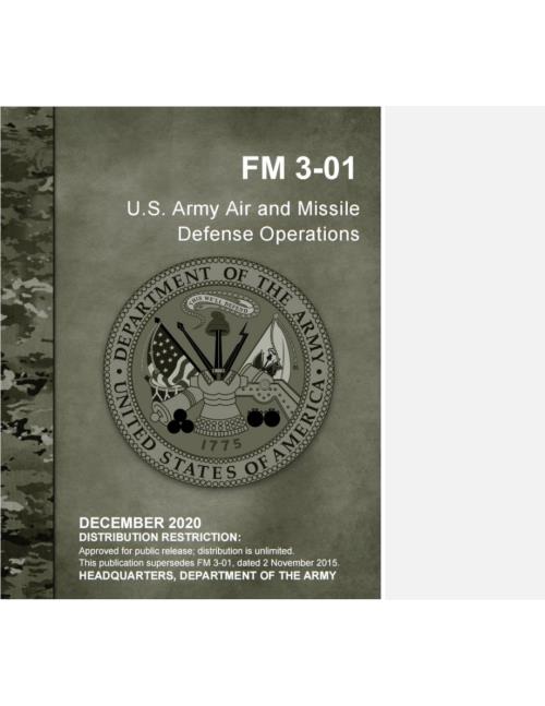FM 3-01 美陆军防空反导行动（2020年12月)