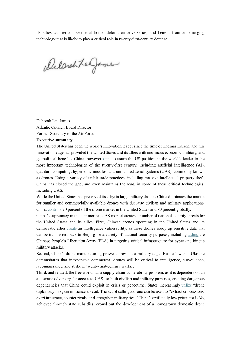 A global strategy to secure UAS supply chains_第2页