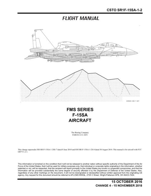SR1F-15SA-1-2 飞行手册
