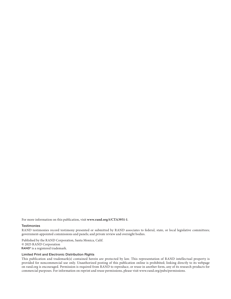 RAND CTA3951-1 中国军事空间和反空间能力的扩张及其对作为争议领域的空间的影响_第2页