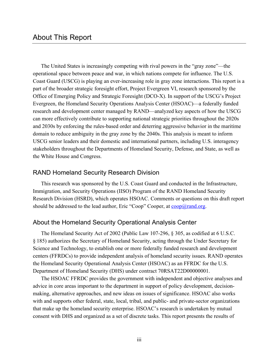 RAND 3019-1 美国海岸警卫队为未来灰区竞争做好准备_第3页