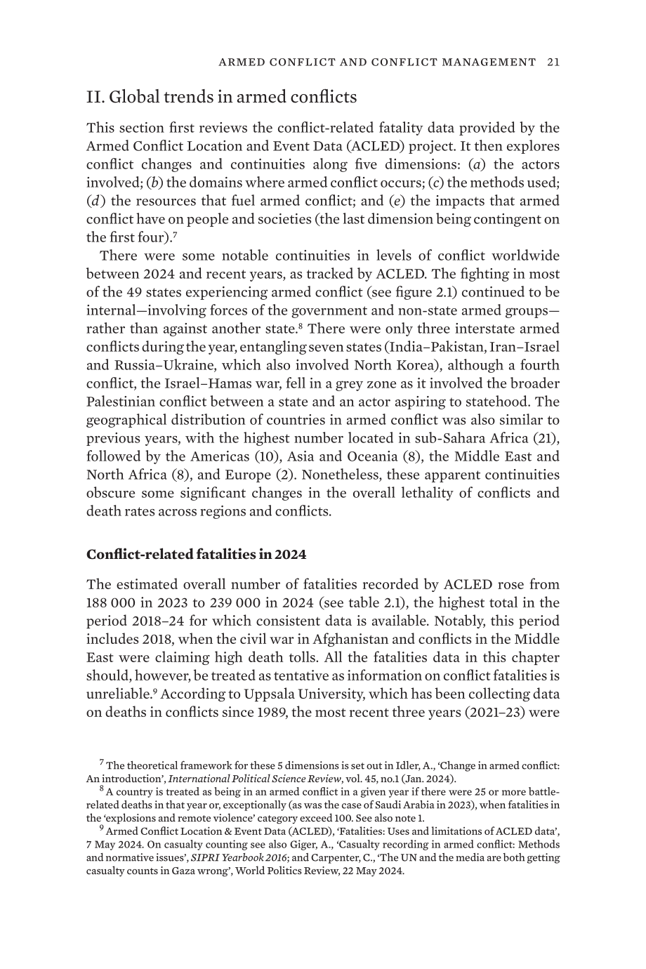 SIPRI 斯德哥尔摩国际和平研究所 2025 年年鉴 武装冲突与冲突管理章节试阅_第3页