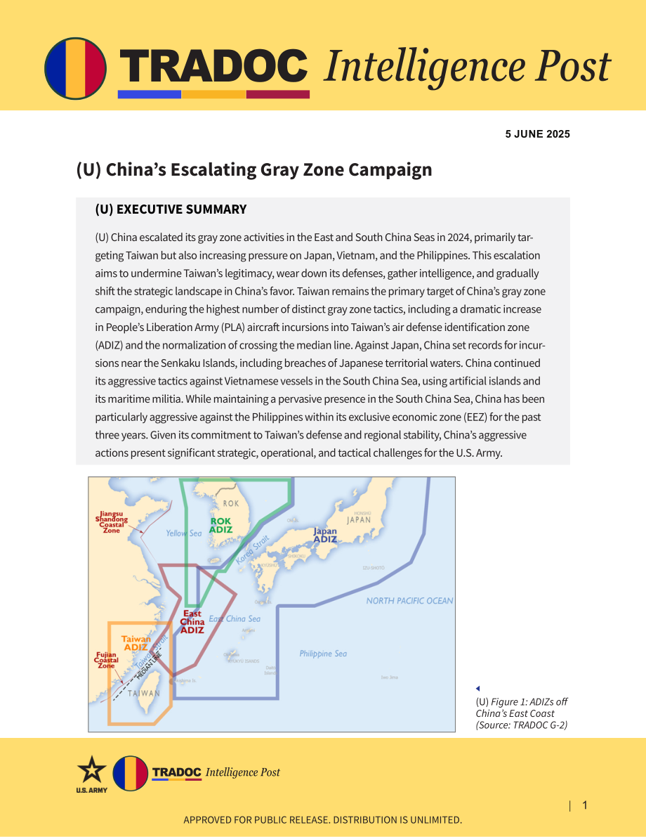 TRADOC 中国不断升级的“灰色地带”行动_第1页