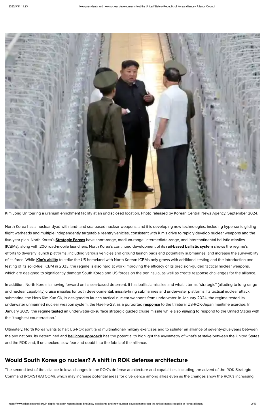 新总统与核发展正在考验美韩同盟关系_第2页