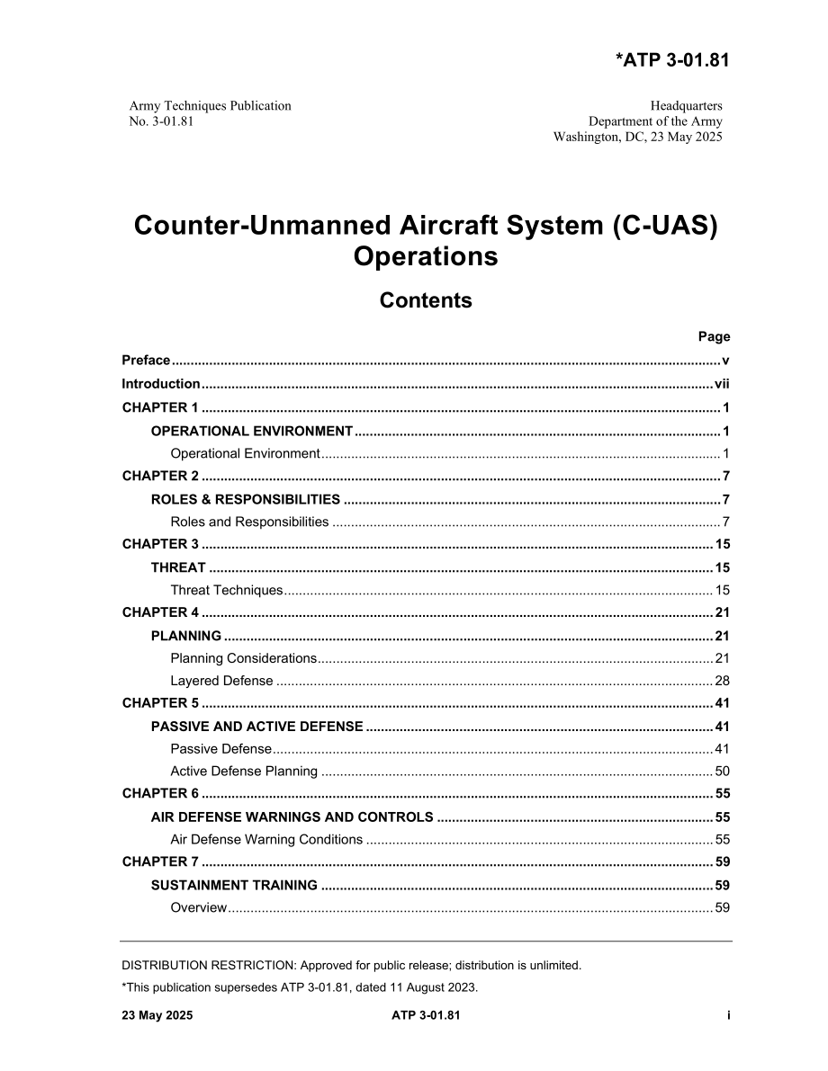 反无人驾驶航空器系统 (C-UAS) 操作_第3页