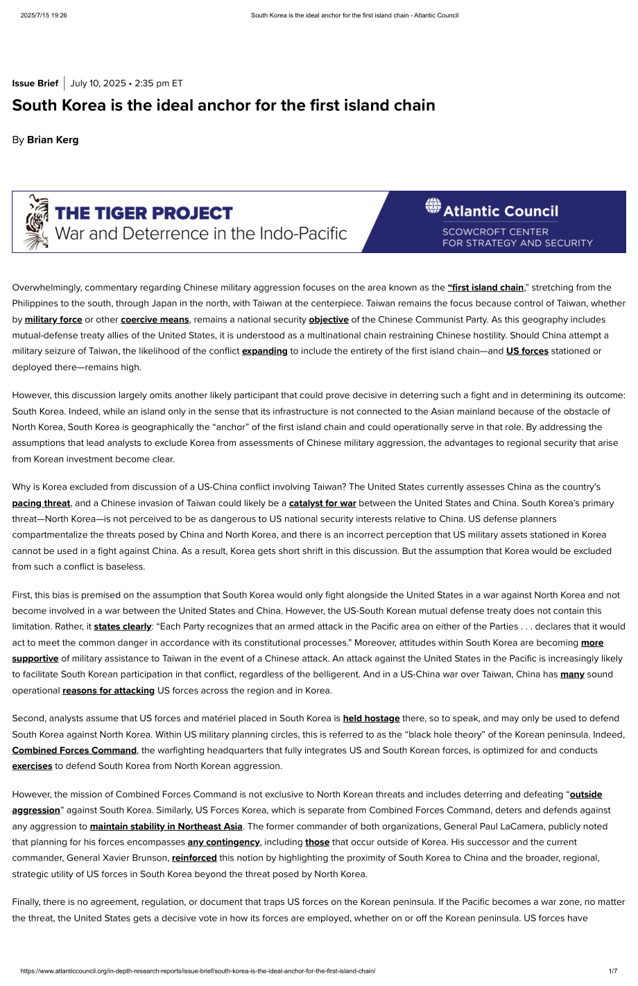 韩国是第一岛链的理想锚点【Atlantic Council】_第1页