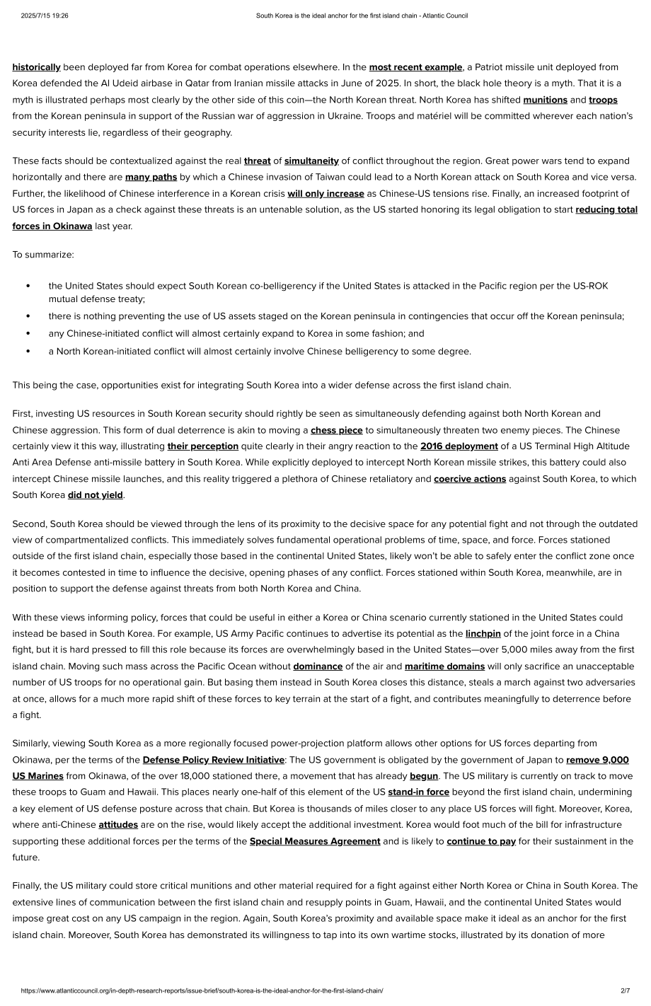 韩国是第一岛链的理想锚点【Atlantic Council】_第2页