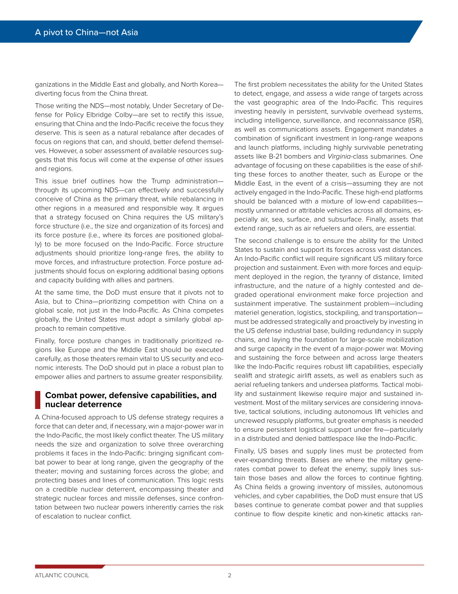 美国国防战略重心转向中国——而非亚洲.pdf_第2页