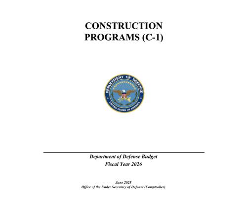 2026财年 美国国防预算 建筑项目(C-1)